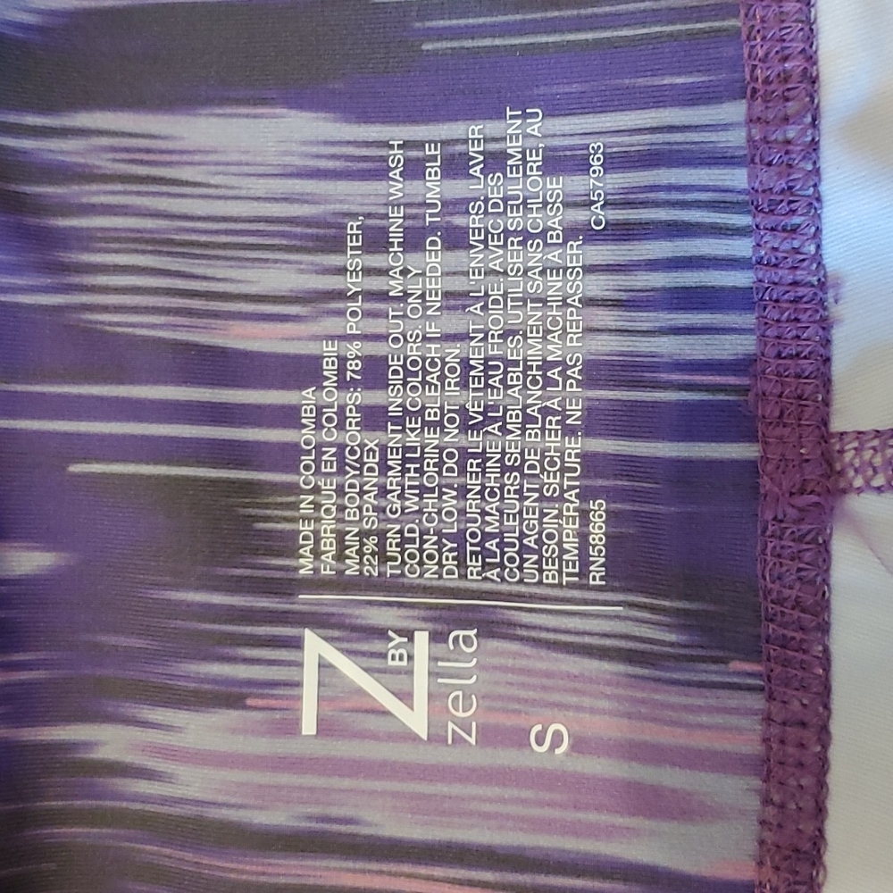 Zella High Waist 7/8 Leggings NWT - Pretty! - Picture 4 of 11